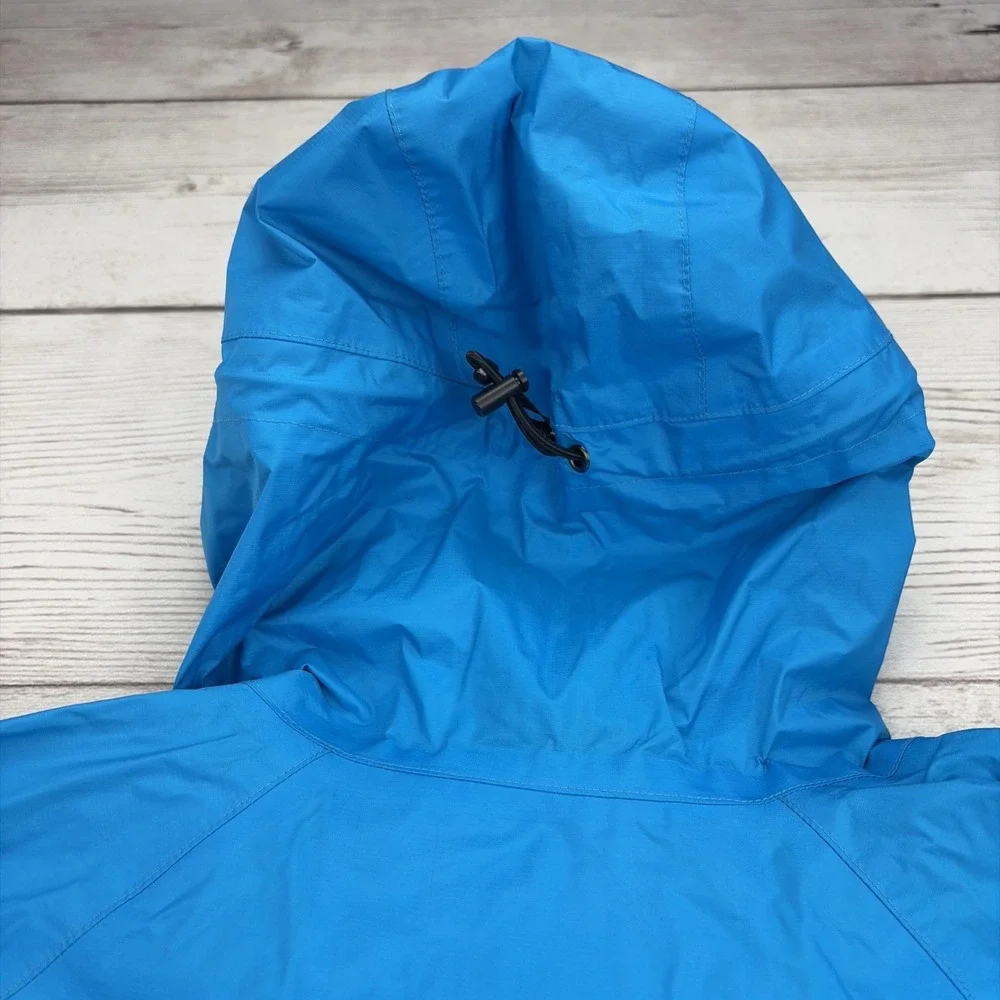 Red Ledge Men's S Blue Windbreaker Rain Jacket Hooded Waterproof Gorpcore Vented